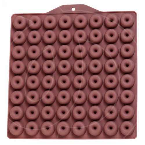 Форма силиконовая для мармелада "Пончики" 64 шт 4324226