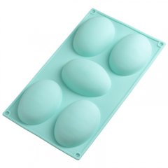 Форма силиконовая "Яйцо" 5 шт 1321, 2854665,  СФ-154