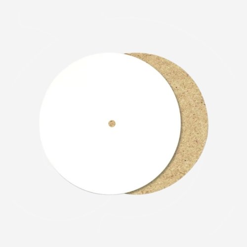 Подложка под торт с отверстием ЛХДФ Белая 3 мм 38 см 