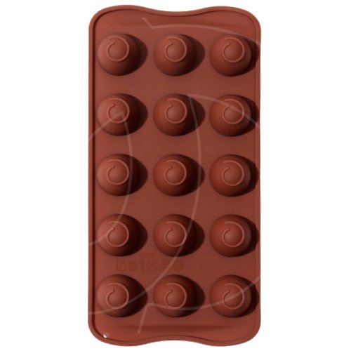 Форма силиконовая "Шоколадный завиток" 15 шт 6032569