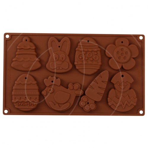 Форма силиконовая для шоколада "Пасхальные зверюшки" 2854672