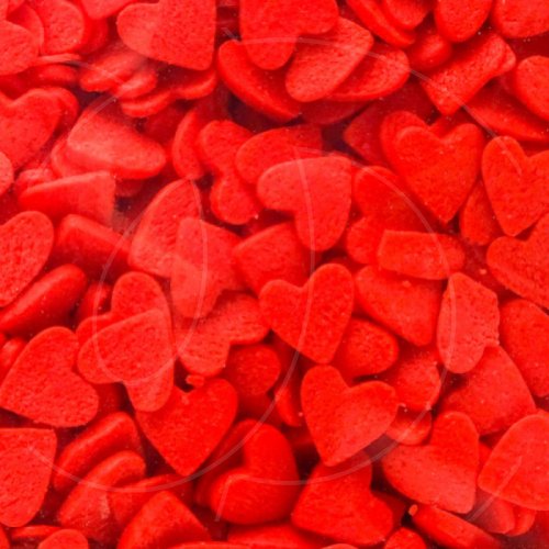 Посыпка кондитерская сердечки "Красные" 0,75 кг tp16052