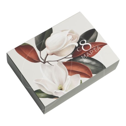 Коробка для сладостей "С 8 марта" 20х15х5 см 7360613	