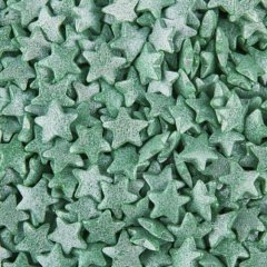 Посыпка кондитерская звёздочки "Зелёный перламутр" 0,75 кг tp20288