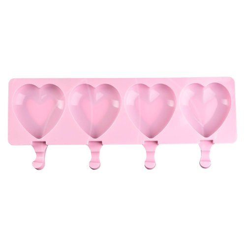 Форма силиконовая "Эскимо Сердечки" 4 шт 2594961
