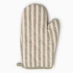 Варежка-прихватка кухонная "Полосочки зелёные" 10103135