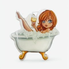 Пряник "Девушка в ванной" 