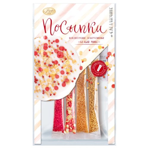 Набор посыпок кондитерских "Белый микс" 20 г hk55747