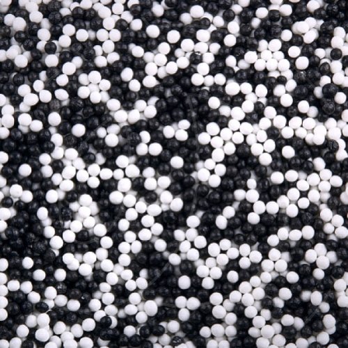 Посыпка кондитерская шарики "Чёрно-белые" 2 мм 1 кг tp58250