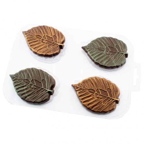 Форма пластиковая "Листочки" 4 шт 