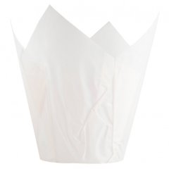 Капсула тюльпан Белая D50 H80 мм 1 шт TULIP W 50*80 E  Т50*80(W), б-102; 7450250