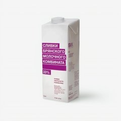 Сливки нормализованные БМК 33% 1 л 