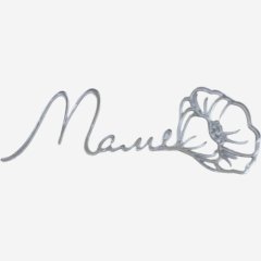 Топпер декоративный акриловый "Маме" Серебро 9х3 см 