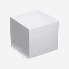 Коробка для торта белая 24х24х22 см ForG STANDART W 240*240*220 S