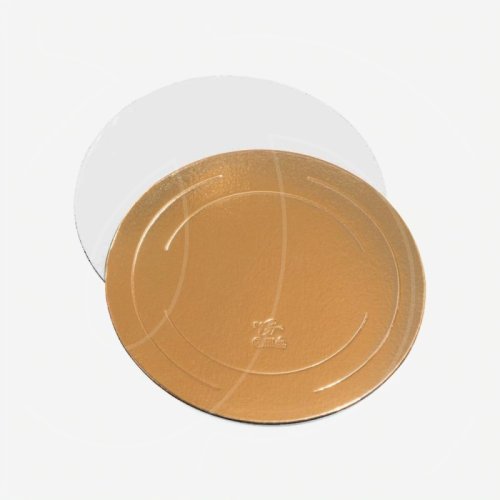 Подложка под торт Золото/Белая 3,2 мм 22 см ForG BASE  3,2 G/P D  220 S		