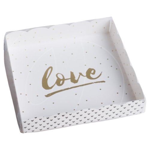 Коробка для сладостей "Love" 15х15х3 см 4711893