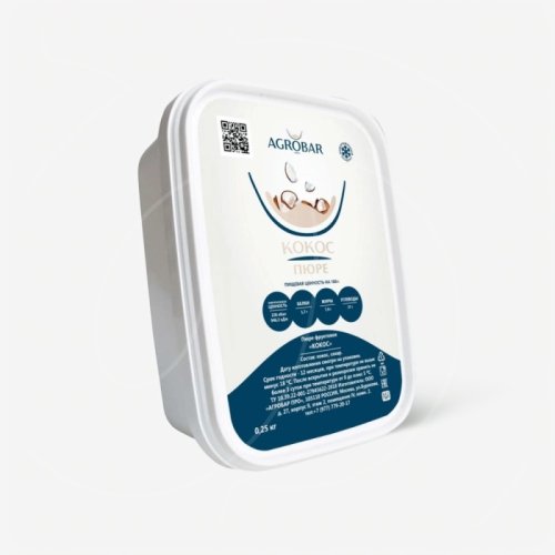 Пюре замороженное AGROBAR Кокос 250 г 
