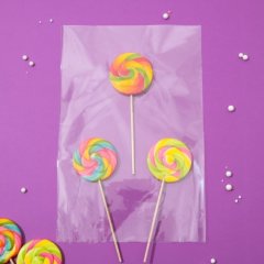 Пакетик прозрачный для сладостей 9х15 см 100 шт Пак-1