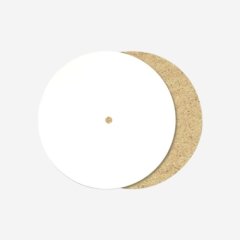 Подложка под торт с отверстием ЛХДФ Белая 3 мм 14 см 