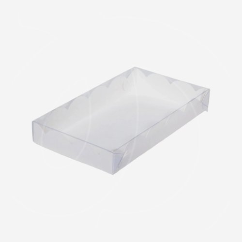 Коробка для печенья/конфет белая 12х20х3 см 080420, 52012